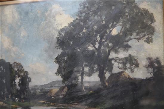 José Weiss (1859-1919) Sussex landscape, 16 x 24in.
